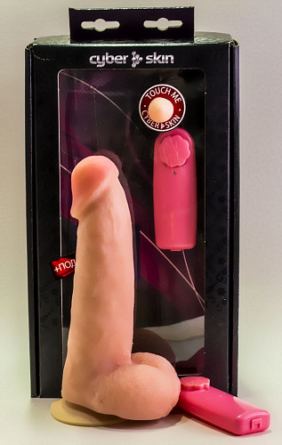 Вибратор на присоске с выносным блоком телесного цвета LOVETOY (А-Полимер) 822925 (19,5 см)