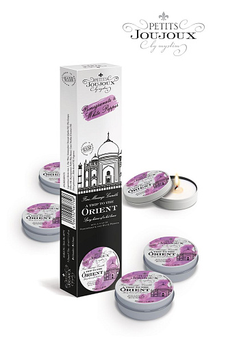 Набор из 5 свечей с ароматом граната и белого перца MyStim Petits Joujoux Orient 46774 (33 гр)