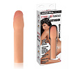 Телесная реалистичная насадка для увеличения члена Erotic Fantasy HT-E2 (20 см)