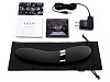 Чёрный вибромассажёр Lelo Elise 2 Black LEL7671 (22 см)