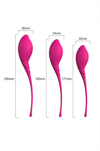 Набор розовых вагинальных шариков S-HANDE Lamball SHD-038