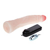 Фаллоимитатор-реалистик телесного цвета с виброяичком Baile BW-001022 (19 см)