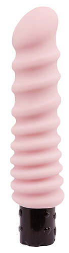 Ребристый нежно-розовый вибратор с 10 функциями NMC 111477 (16,5 см)