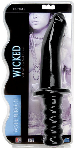 Черный двусторонний фаллоимитатор Dream Toys 20110