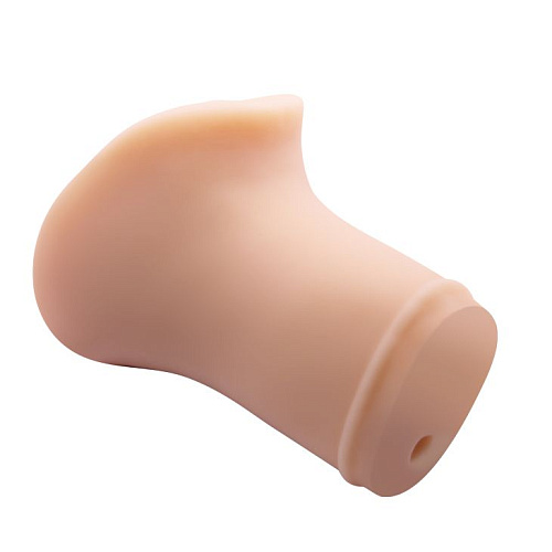 Вагина с вибрацией телесного цвета Baile «Шанхайский Цветок» BM-009145