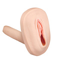 Мастурбатор-вагинателесного цвета с вибрацией и выносным пультом управления Dream Toys REALSTUFF SMOOTH  BALD 310140