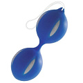 Сине-белые вагинальные шарики White Label 47073-MM