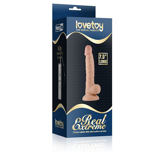 Вибратор телесного цвета Lovetoy Real Extreme 350046-1 (19 см)