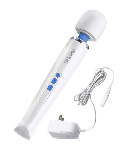 Вибромассажёр белого цвета Hitachi Magic Wand Rechargeable HV-270 110-220V 0270