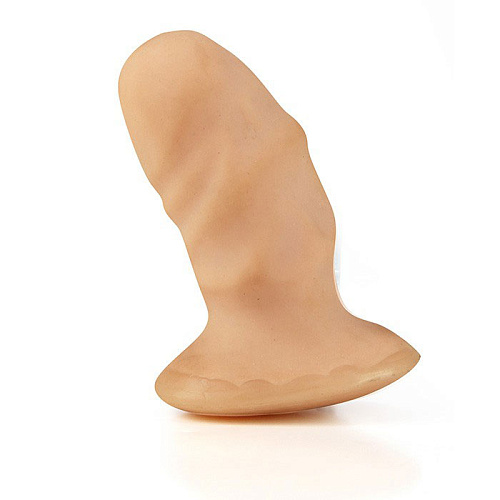 Мягкая анальная пробка телесного цвета Erotic Fantasy Ass Beginner EF-T201 (9 см)