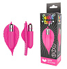 Розовый клиторальный стимулятор в виде листика Bior toys ST-40144-6 (12,5 см)