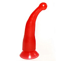 Массажёр-стимулятор точки G на присоске красного цвета Сумерки богов 721-12 CD DD