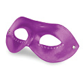 Фиолетовая кожаная маска со стразами Shots Media BV Diamond Mask OU024PUR