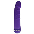 Фиолетовый вибратор Howells SPARKLE SUCCUBI VIBRATING DONG 91017Pur (14,5 см)
