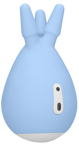 Голубой клиторальный стимулятор с тремя отростками Shots Media BV Luscious LOV020BLU