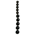 Чёрные анальные бусы Orion Anal Pearls Black 0511641 (27,5 см)