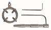 Стальной уретральный плаг XR Brands Skewer Spiked CBT and Urethral Plug AE845