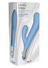 Голубой вибратор со стимуляцией клитора Mae B Lovely Vibes G-spot 10625LV (20 см)