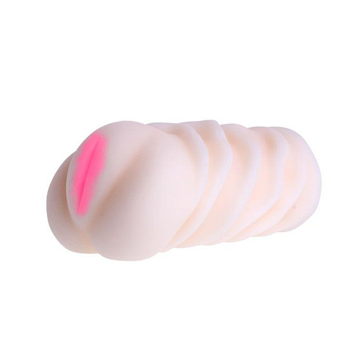 Вибрирующий мастурбатор со входом-вагиной телесного цвета Baile BM-009156