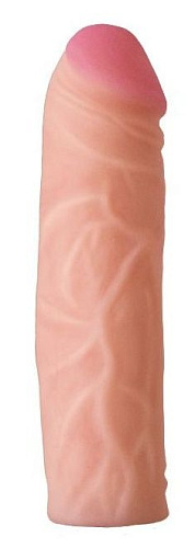 Телесная насадка на Harness с коннектором GREEN LINE LOVETOY (А-Полимер) 844005 (15,5 см)