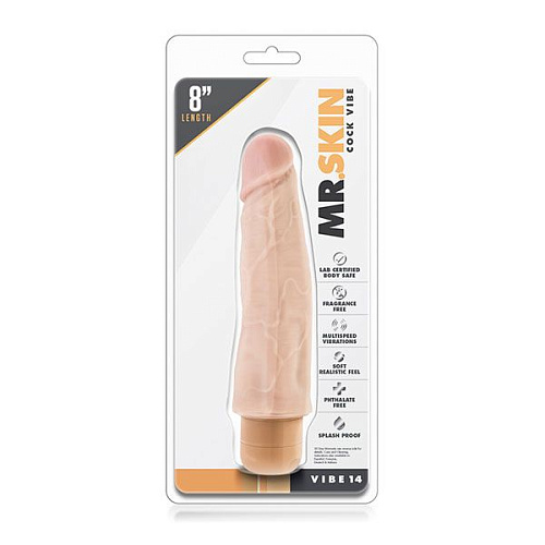 Телесный вибратор Blush Novelties Cock Vibe 14 BL-11383 (20,3 см)