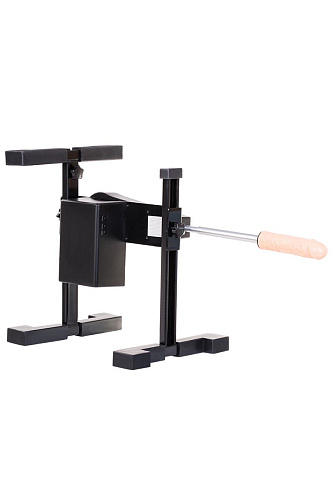 Чёрная секс-машина с фаллической насадкой бежевого цвета MyWorld - DIVA My Pleasure 907203