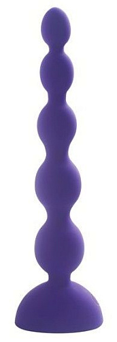 Фиолетовый анальный вибростимулятор Howells Anal Beads L 189022pur (21,5 см)