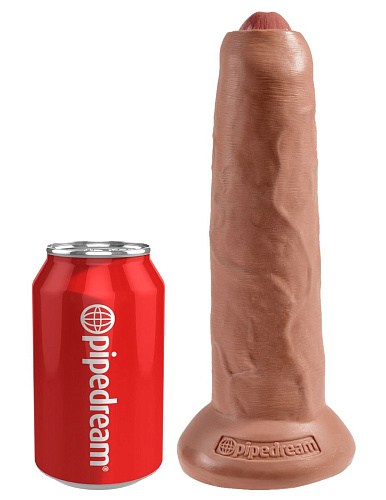 Кофейный поясной страпон Pipedream Strap-On Harness with 9 Uncut Hollow Cock PD5647-22 (25,4 см)