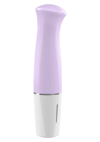Розовый мини-вибратор с тупым кончиком OVO D4 WHITE/PINK (14 см)