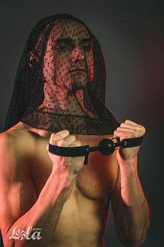 Чёрный кляп-шарик Lola toys Joyride 1165-01lola