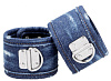 Синие джинсовые поножи Shots Media BV Roughend Denim Style OU472BLU