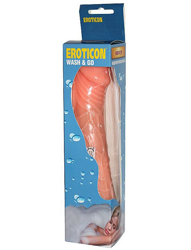 Телесный вибратор с ротацией Eroticon 30427 (24,5 см)