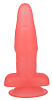 Розовый гелевый анальный стимулятор на присоске LOVETOY (А-Полимер) 215200 (12,5 см)