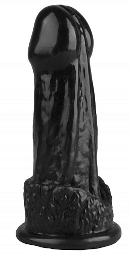 Чёрная фантазийная анальная втулка Сумерки богов 1015-16 BX DD (15 см)