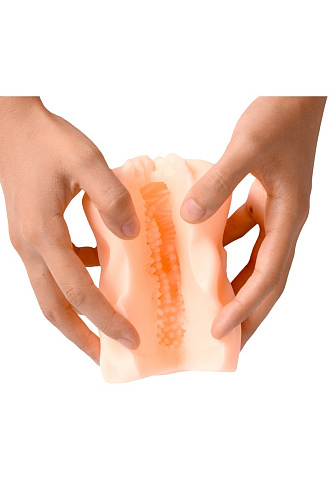 Мастурбатор-вагина телесного цвета без вибрации Xise XS-MA60017