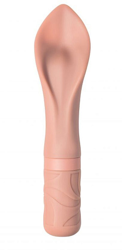 Бежевый мини-вибратор Lola toys Mamasita’s Fantastic Shield 9604-02lola (15,2 см)