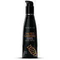 Лубрикант со вкусом соленой карамели в чёрной упаковке Wicked Aqua Salted Caramel 90324 (120 мл)