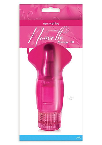 Розовый вибратор NS Novelties Nouvelle Massager III NSN-0250-44 (14 см)