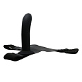 Страпон чёрного цвета на эластичных ремнях Baile Ultra Harness Karin Dildo BW-022051-0801 (16,8 см)
