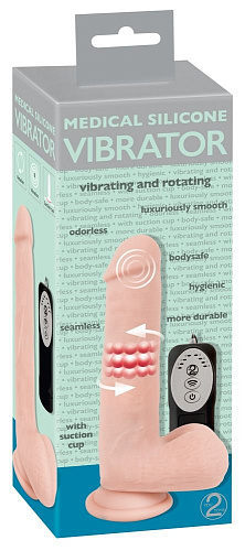 Телесный вибратор-ротатор Orion Medical Silicone Rotating Vibrator 05968680000 (20 см)