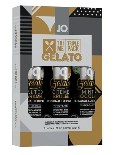 Подарочный набор вкусовых лубрикантов System JO Tri-Me Triple Pack Gelato JO10059