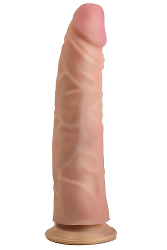Телесный дилдо на присоске LOVETOY (А-Полимер) 811001