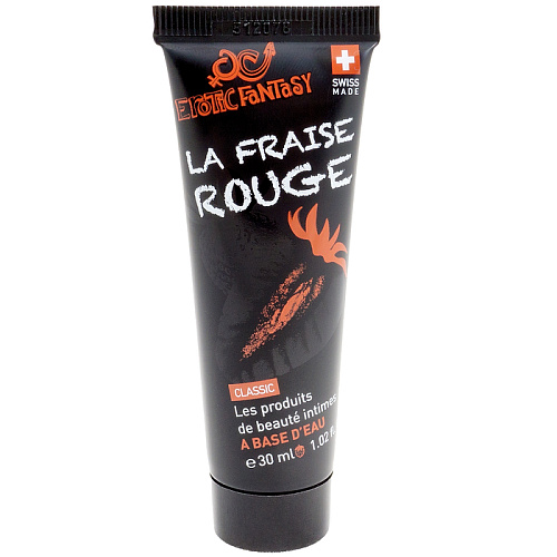 Лубрикант со вкусом клубники Erotic Fantasy La Fraise Rouge LU2-30 (30 мл)