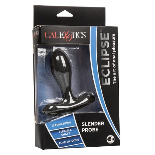 Чёрная вибропробка California Exotic Novelties Eclipse Slender Probe SE-0383-05-3 (9,5 см)