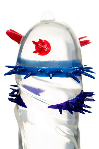 Презерватив с пучками усиков Штучки-дрючки Стимулирующая штучка №1 690918 (1 шт)