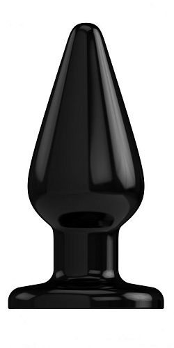 Чёрный анальный стимулятор Shots Media BV Bottom Line 7 Model 2 BTM008BLK (18 см)