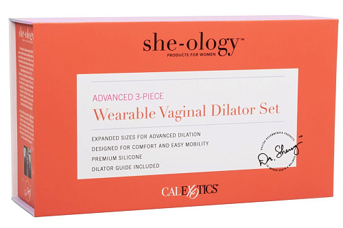 Набор из 3 разноцветных расширителей California Exotic Novelties She-ology SE-1338-31-3