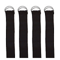 Комплект из 4 ремней с петлями для связывания 4pcs Silky Wrist   Ankle Restraints Blush Novelties 520077
