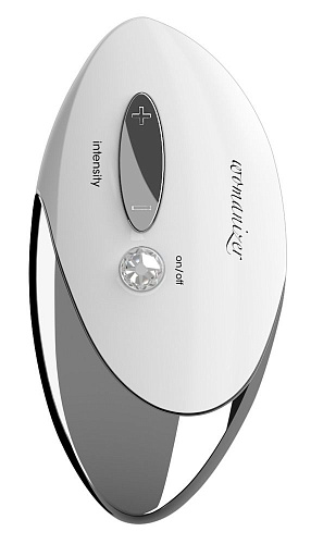 Белоснежный вакуумный стимулятор клитора с двумя сменными насадками Womanizer W500 Pro 0584339