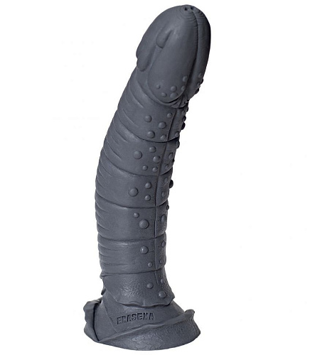 Серый фаллоимитатор Erasexa «Рыцарь» zoo28 (35 см)